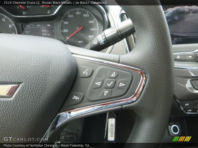 Mosaic Black Metallic / Jet Black/­Galvanized 2019 Chevrolet Cruze LS