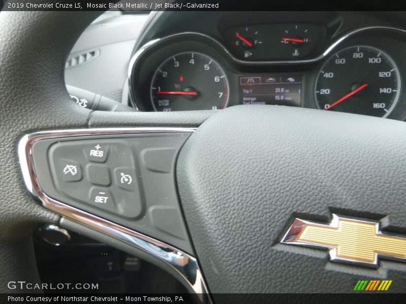 Mosaic Black Metallic / Jet Black/­Galvanized 2019 Chevrolet Cruze LS