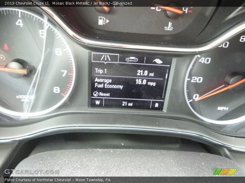 Mosaic Black Metallic / Jet Black/­Galvanized 2019 Chevrolet Cruze LS