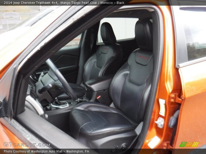 Mango Tango Pearl Coat / Morocco - Black 2014 Jeep Cherokee Trailhawk 4x4