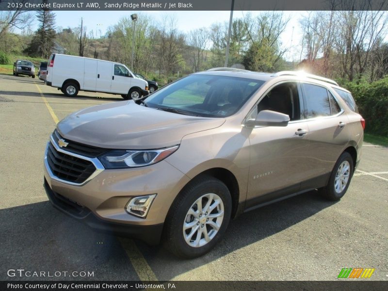Sandy Ridge Metallic / Jet Black 2019 Chevrolet Equinox LT AWD