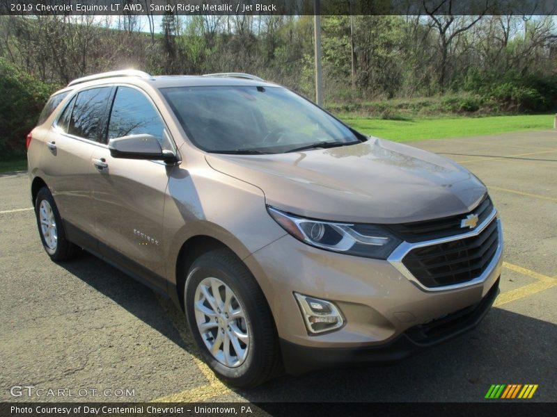Sandy Ridge Metallic / Jet Black 2019 Chevrolet Equinox LT AWD