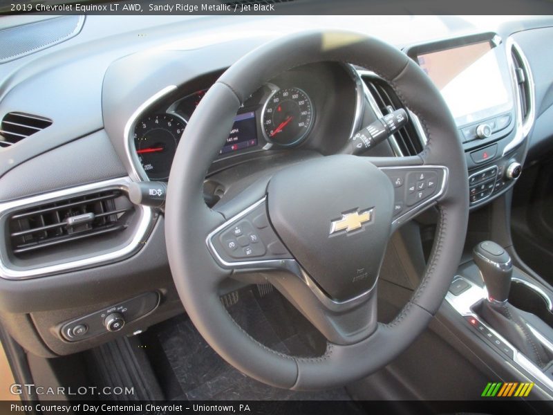 Sandy Ridge Metallic / Jet Black 2019 Chevrolet Equinox LT AWD