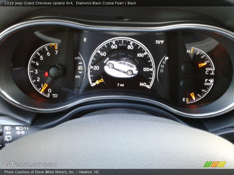 Diamond Black Crystal Pearl / Black 2019 Jeep Grand Cherokee Upland 4x4