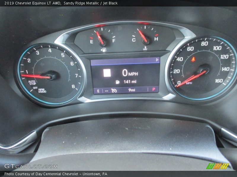 Sandy Ridge Metallic / Jet Black 2019 Chevrolet Equinox LT AWD