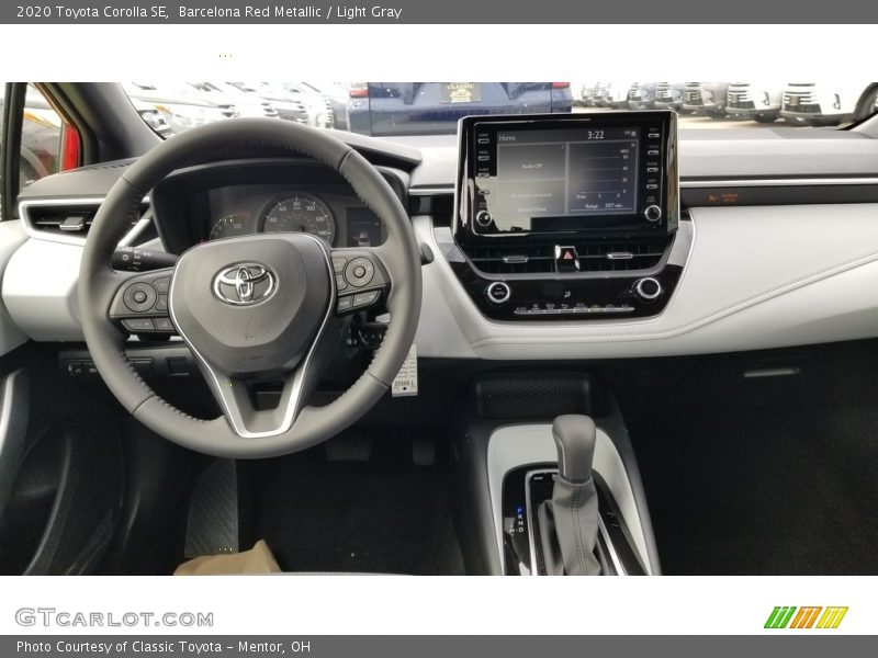 Dashboard of 2020 Corolla SE