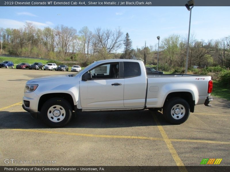 Silver Ice Metallic / Jet Black/Dark Ash 2019 Chevrolet Colorado WT Extended Cab 4x4