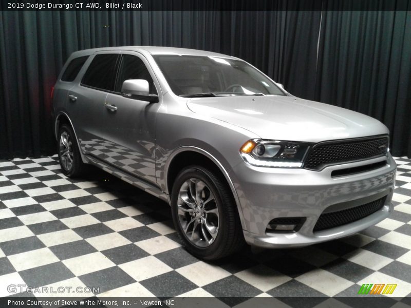 Billet / Black 2019 Dodge Durango GT AWD