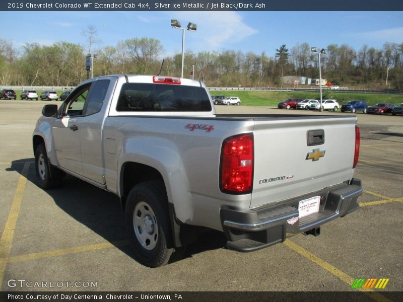 Silver Ice Metallic / Jet Black/Dark Ash 2019 Chevrolet Colorado WT Extended Cab 4x4