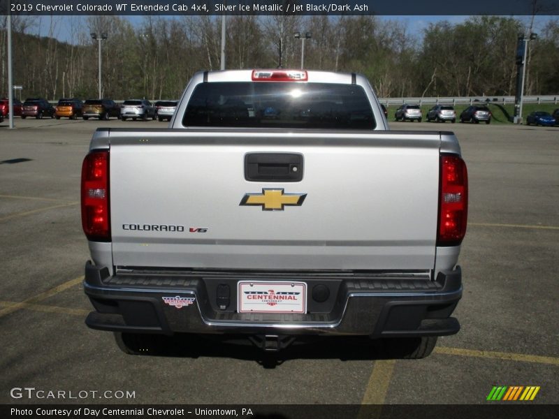 Silver Ice Metallic / Jet Black/Dark Ash 2019 Chevrolet Colorado WT Extended Cab 4x4