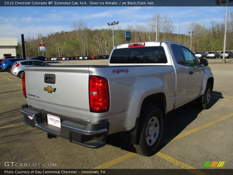 Silver Ice Metallic / Jet Black/Dark Ash 2019 Chevrolet Colorado WT Extended Cab 4x4