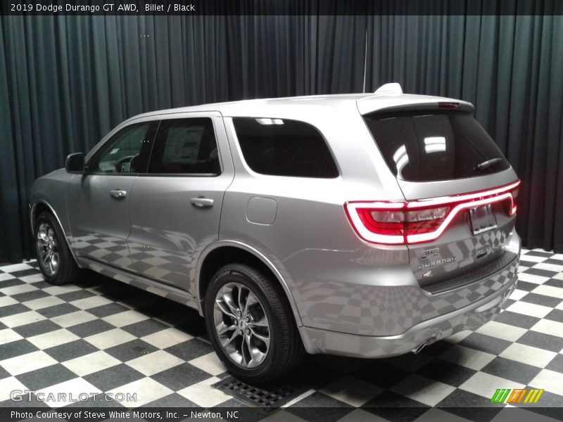 Billet / Black 2019 Dodge Durango GT AWD