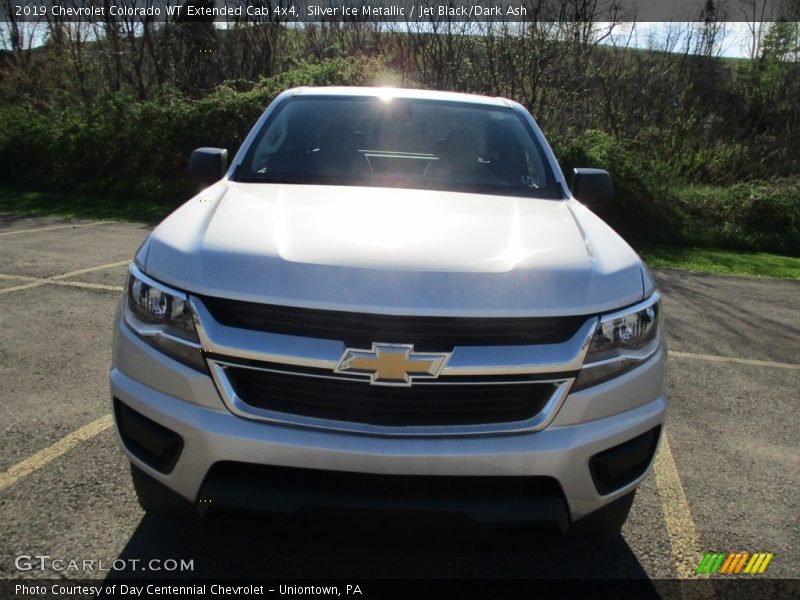 Silver Ice Metallic / Jet Black/Dark Ash 2019 Chevrolet Colorado WT Extended Cab 4x4
