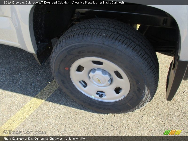 Silver Ice Metallic / Jet Black/Dark Ash 2019 Chevrolet Colorado WT Extended Cab 4x4