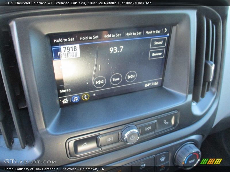 Silver Ice Metallic / Jet Black/Dark Ash 2019 Chevrolet Colorado WT Extended Cab 4x4