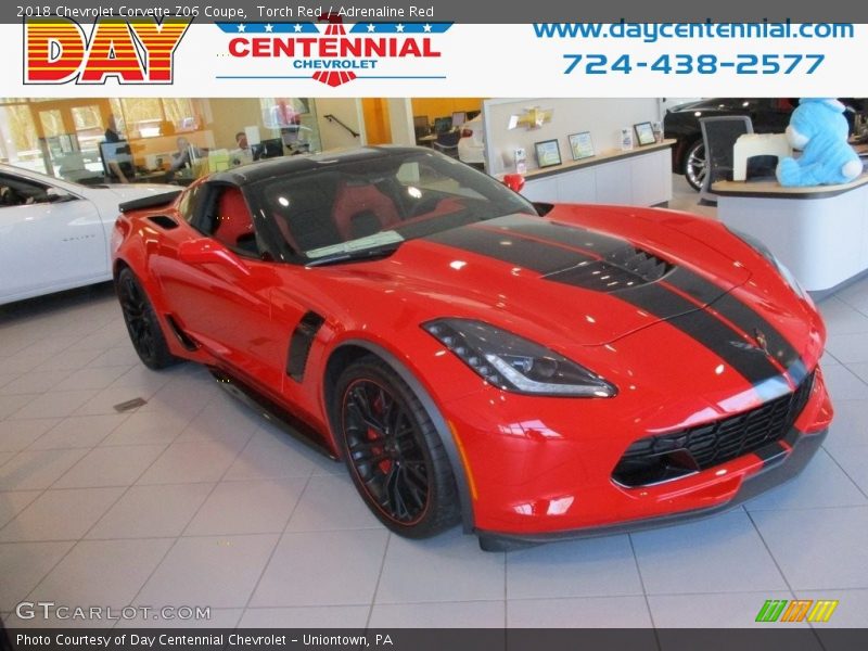 Torch Red / Adrenaline Red 2018 Chevrolet Corvette Z06 Coupe