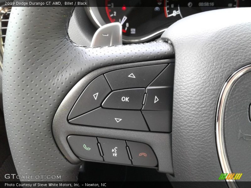 Billet / Black 2019 Dodge Durango GT AWD