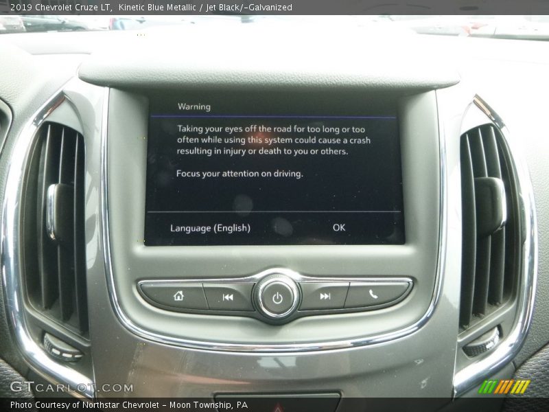 Kinetic Blue Metallic / Jet Black/­Galvanized 2019 Chevrolet Cruze LT