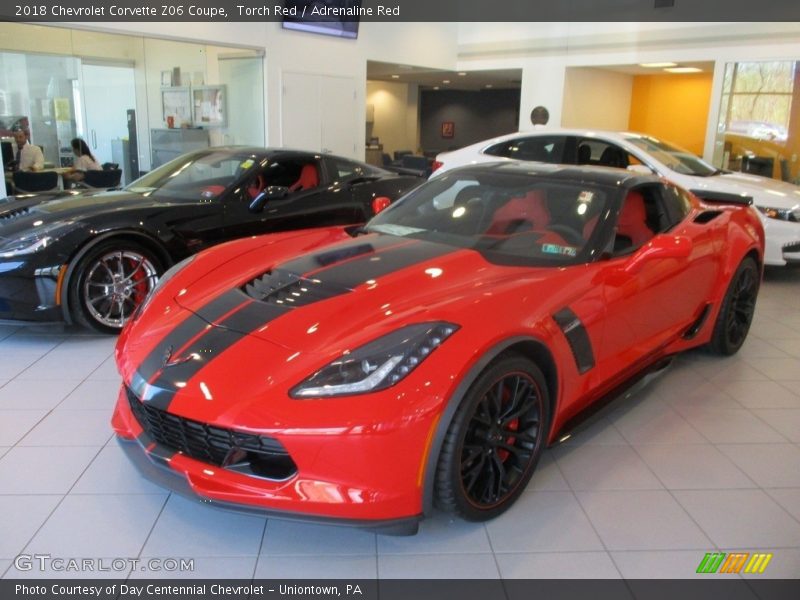 Torch Red / Adrenaline Red 2018 Chevrolet Corvette Z06 Coupe