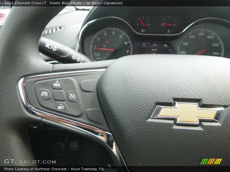 Kinetic Blue Metallic / Jet Black/­Galvanized 2019 Chevrolet Cruze LT