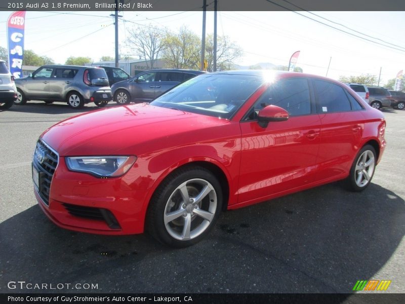 Brilliant Red / Black 2015 Audi A3 1.8 Premium