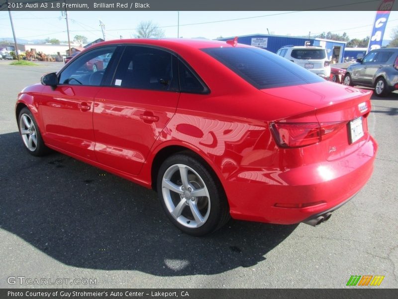Brilliant Red / Black 2015 Audi A3 1.8 Premium