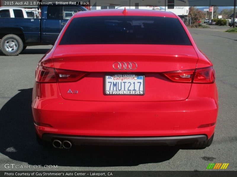 Brilliant Red / Black 2015 Audi A3 1.8 Premium
