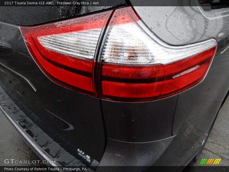 Predawn Gray Mica / Ash 2017 Toyota Sienna XLE AWD