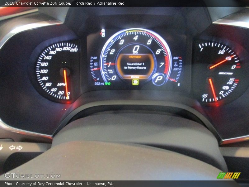 Torch Red / Adrenaline Red 2018 Chevrolet Corvette Z06 Coupe