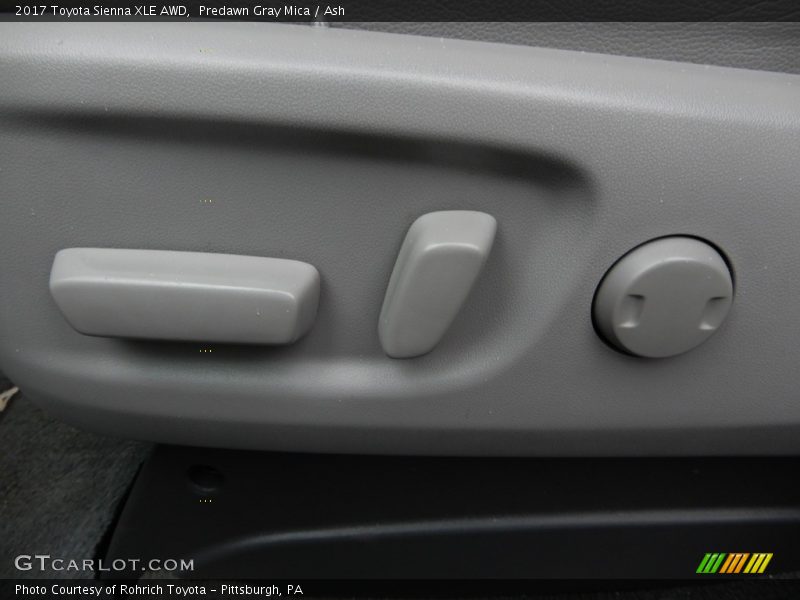 Predawn Gray Mica / Ash 2017 Toyota Sienna XLE AWD