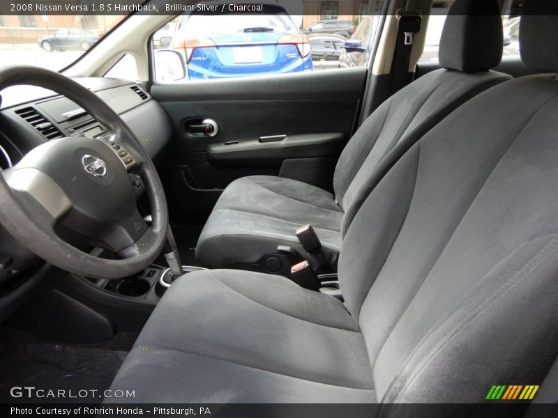 Brilliant Silver / Charcoal 2008 Nissan Versa 1.8 S Hatchback