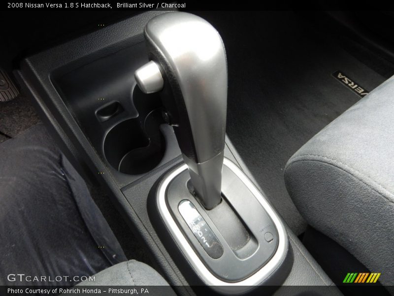Brilliant Silver / Charcoal 2008 Nissan Versa 1.8 S Hatchback