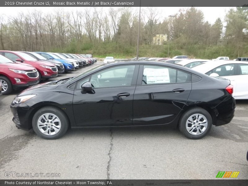 Mosaic Black Metallic / Jet Black/­Galvanized 2019 Chevrolet Cruze LS