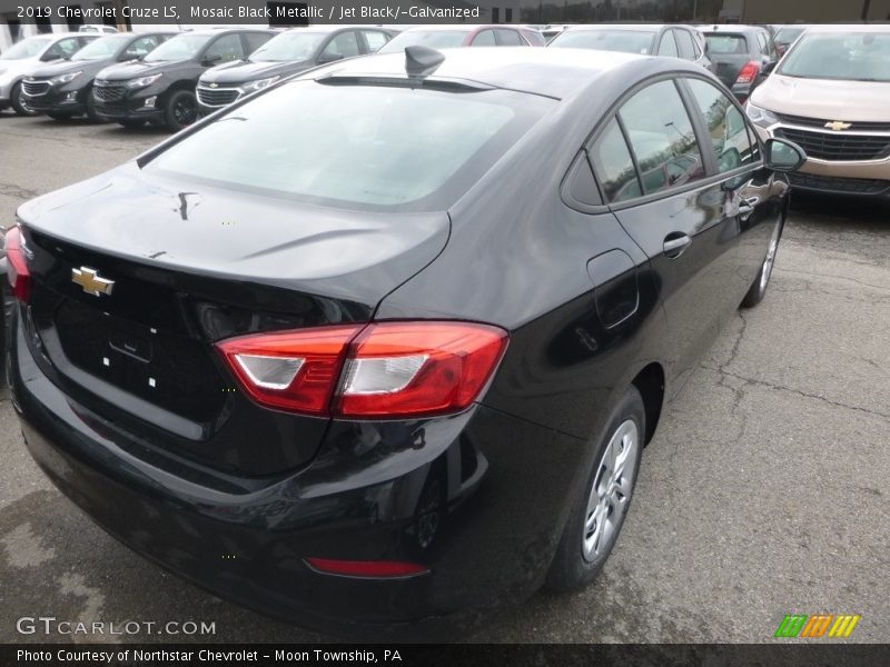 Mosaic Black Metallic / Jet Black/­Galvanized 2019 Chevrolet Cruze LS