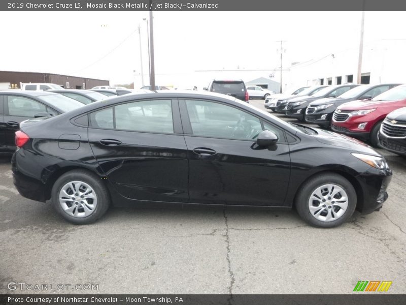 Mosaic Black Metallic / Jet Black/­Galvanized 2019 Chevrolet Cruze LS