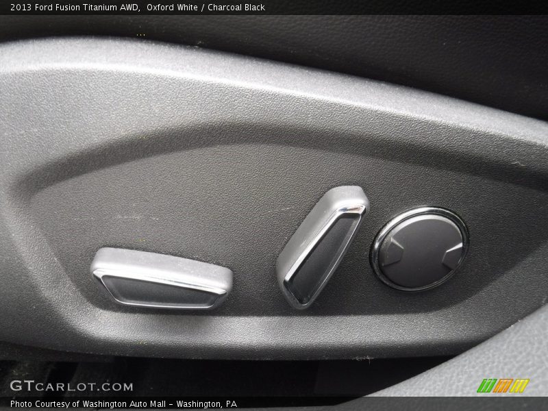 Oxford White / Charcoal Black 2013 Ford Fusion Titanium AWD