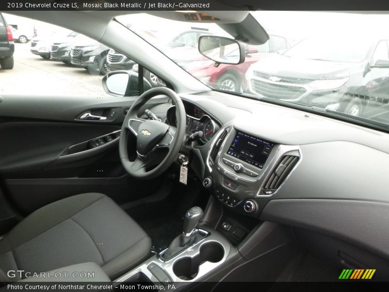 Mosaic Black Metallic / Jet Black/­Galvanized 2019 Chevrolet Cruze LS