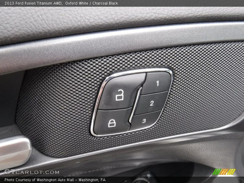 Oxford White / Charcoal Black 2013 Ford Fusion Titanium AWD