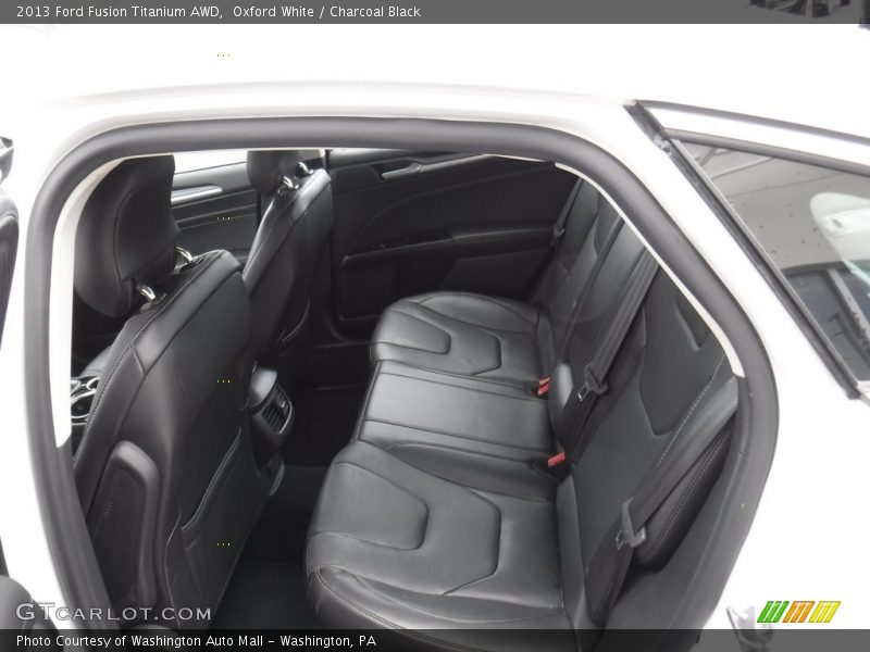 Oxford White / Charcoal Black 2013 Ford Fusion Titanium AWD