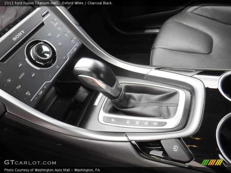 Oxford White / Charcoal Black 2013 Ford Fusion Titanium AWD