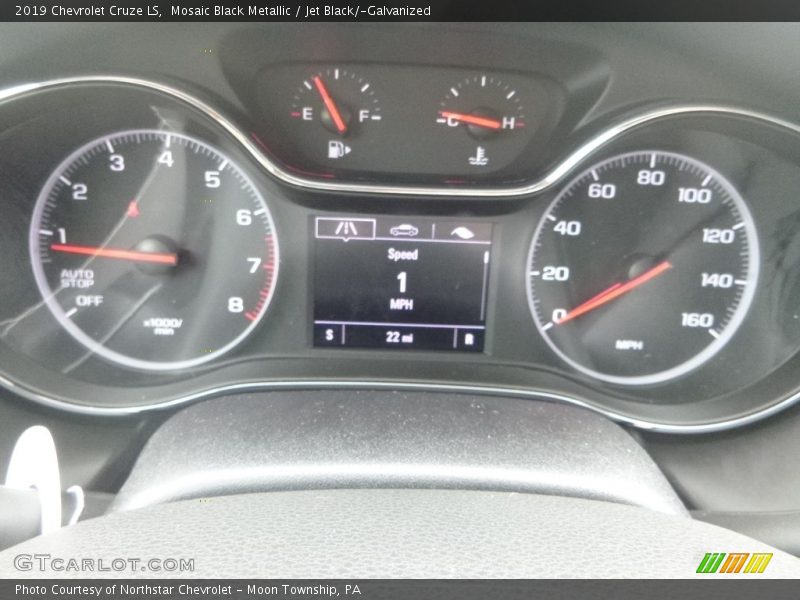 Mosaic Black Metallic / Jet Black/­Galvanized 2019 Chevrolet Cruze LS