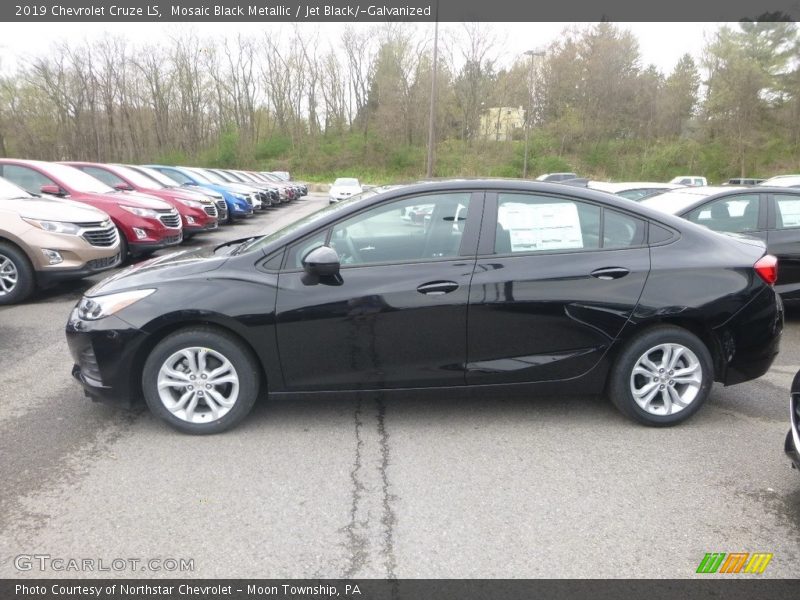 Mosaic Black Metallic / Jet Black/­Galvanized 2019 Chevrolet Cruze LS