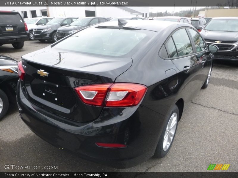 Mosaic Black Metallic / Jet Black/­Galvanized 2019 Chevrolet Cruze LS