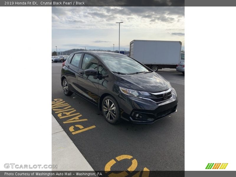 Crystal Black Pearl / Black 2019 Honda Fit EX