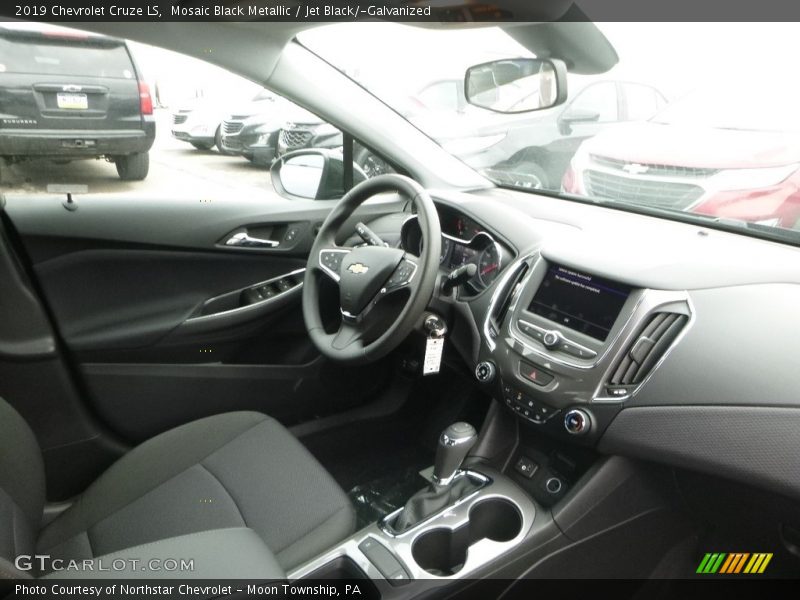 Mosaic Black Metallic / Jet Black/­Galvanized 2019 Chevrolet Cruze LS