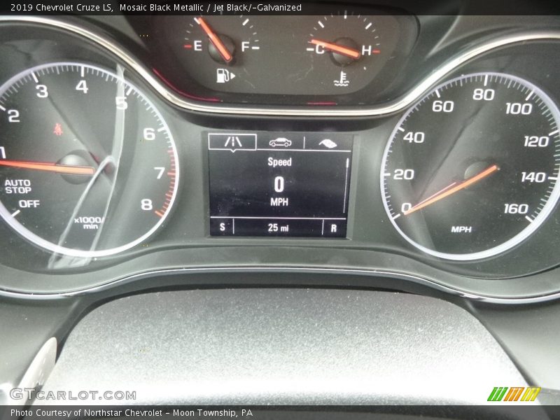 Mosaic Black Metallic / Jet Black/­Galvanized 2019 Chevrolet Cruze LS
