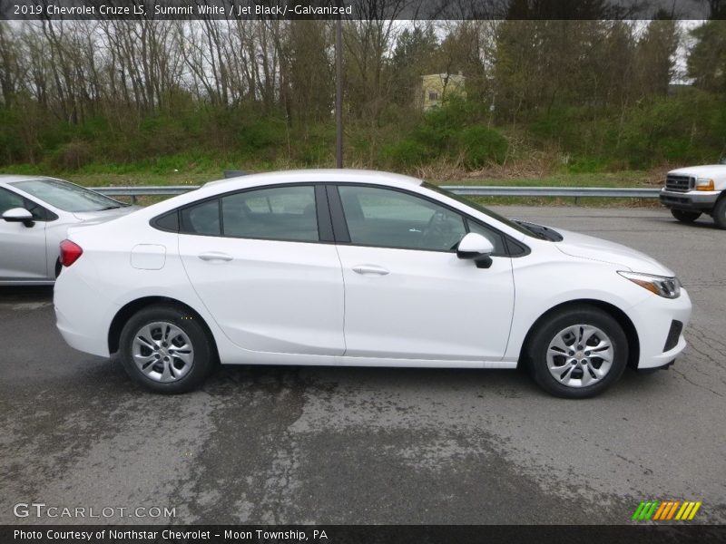 Summit White / Jet Black/­Galvanized 2019 Chevrolet Cruze LS