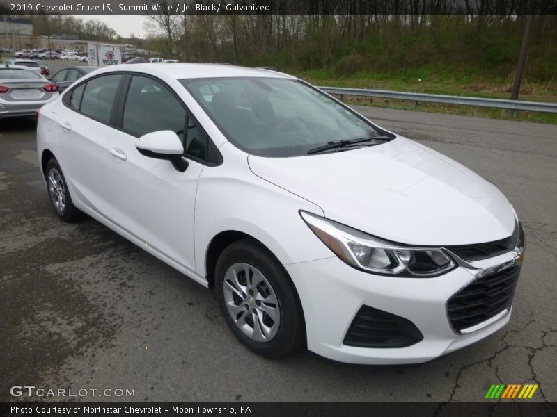 Summit White / Jet Black/­Galvanized 2019 Chevrolet Cruze LS