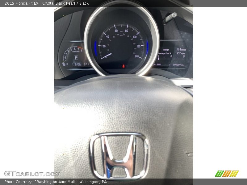 Crystal Black Pearl / Black 2019 Honda Fit EX