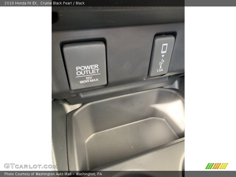 Crystal Black Pearl / Black 2019 Honda Fit EX